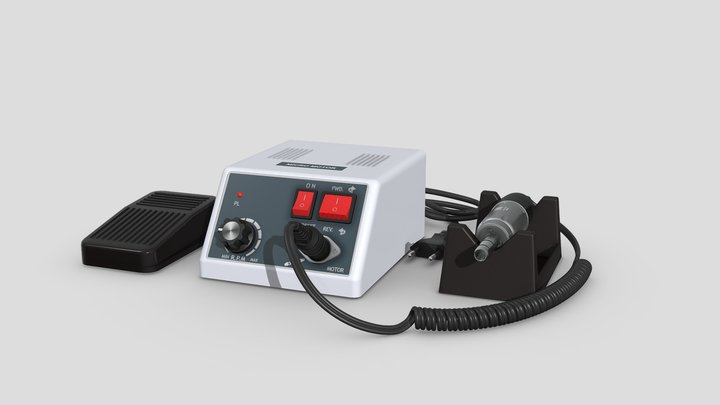 Waldent Professional Micromotor Kit 3D Model