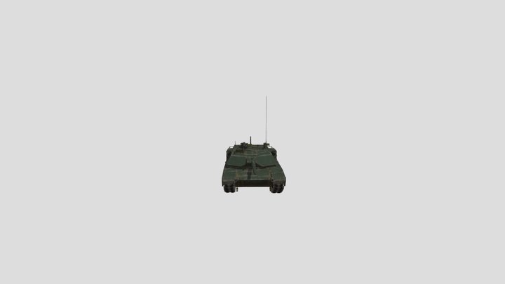 M1 Abrams – Modello 3D gratuito STL