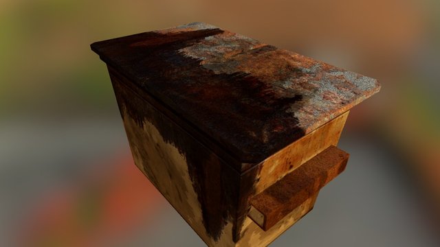 Container De Lixo 3D Model