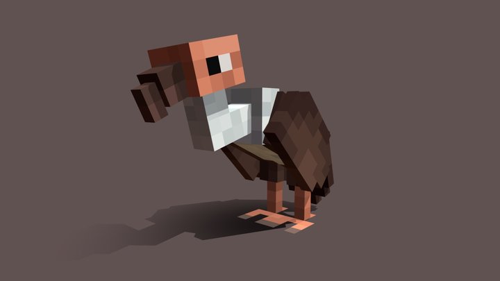 Vulture - Minecraft Model 3D Model