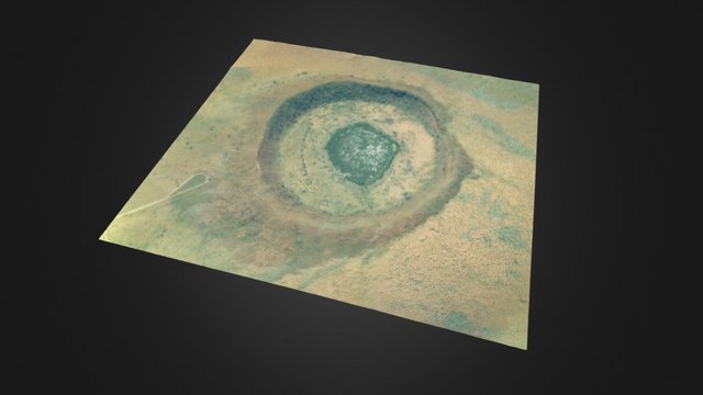 Wolfe Creek Crater, NT 3D Model