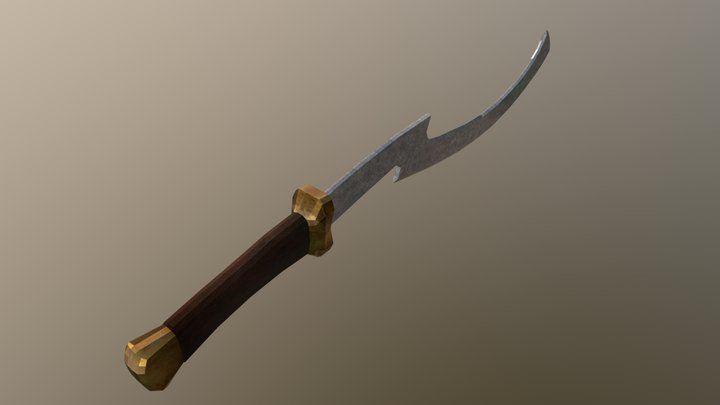 Khopesh Sword 3D Model