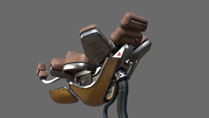 Studio Hoverchair 3D Model