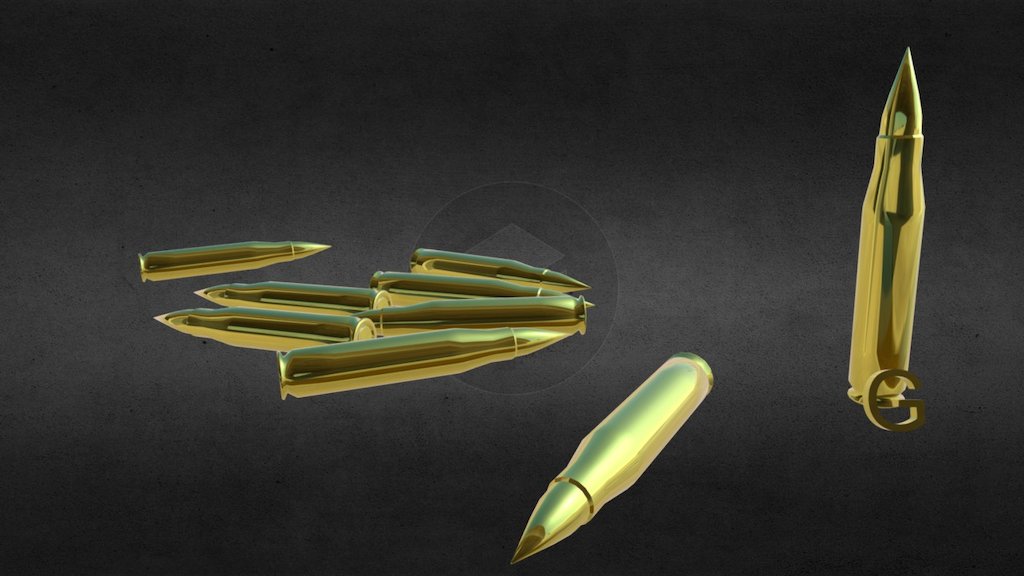 bullets blender 3d models