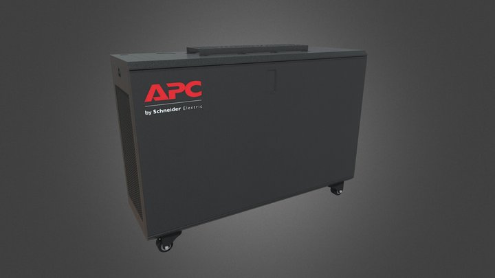 APC Net Shelter CX Rack 3D Model