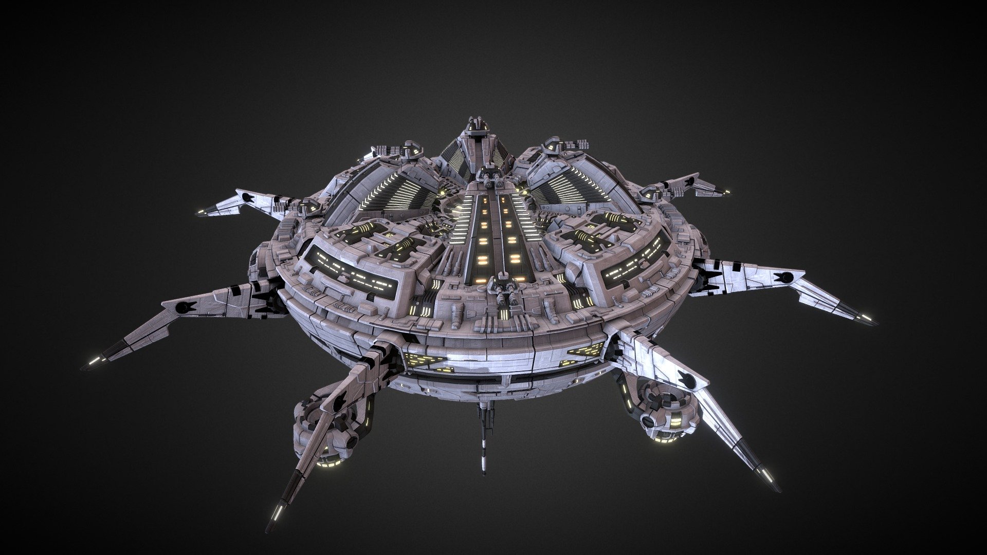 Mothership - 3D model by dezan [0e62033] - Sketchfab