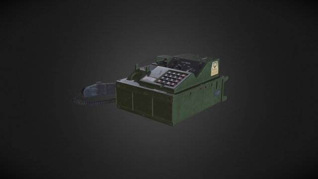 KY68 Secure Field Phone 3D Model