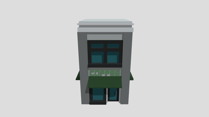 Coffee Shop 3D Model