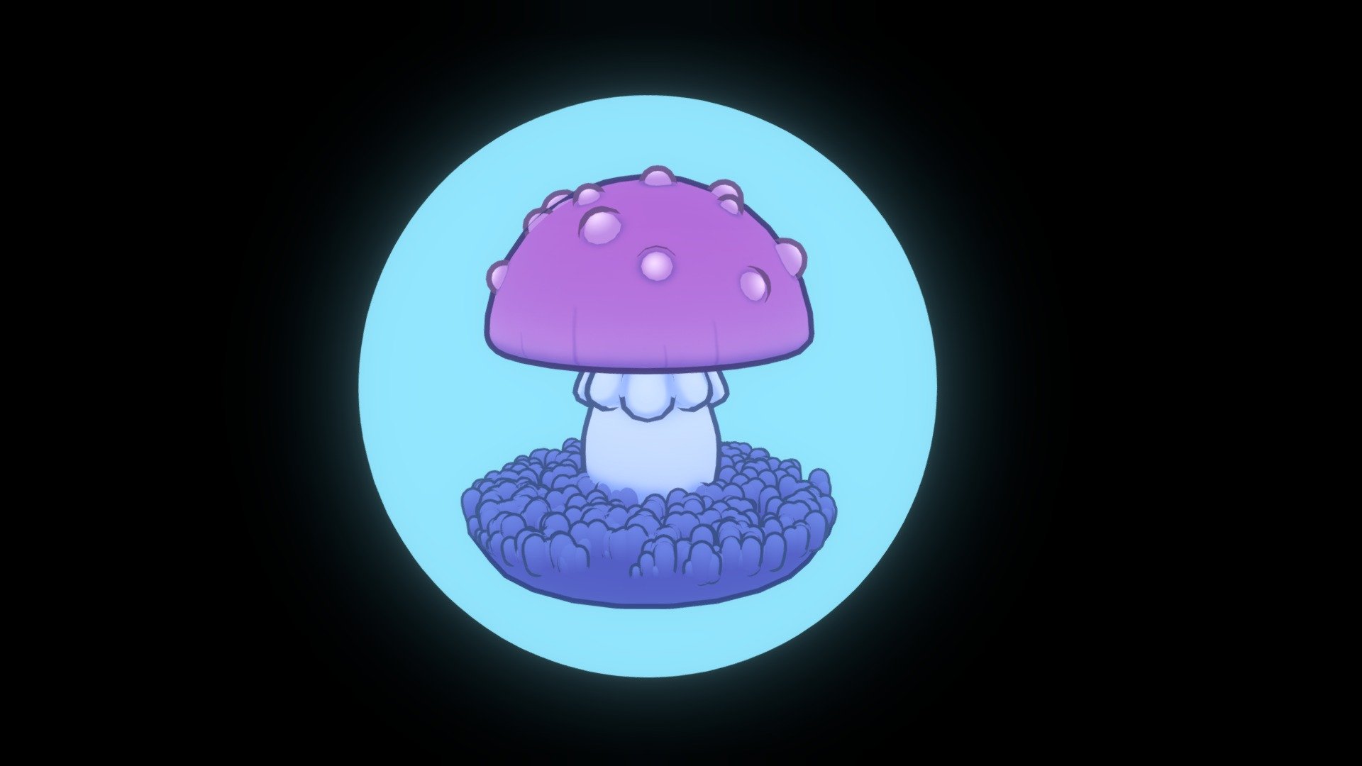 Stylized Mushroom - 3D Model By Le0tard [0e638aa] - Sketchfab