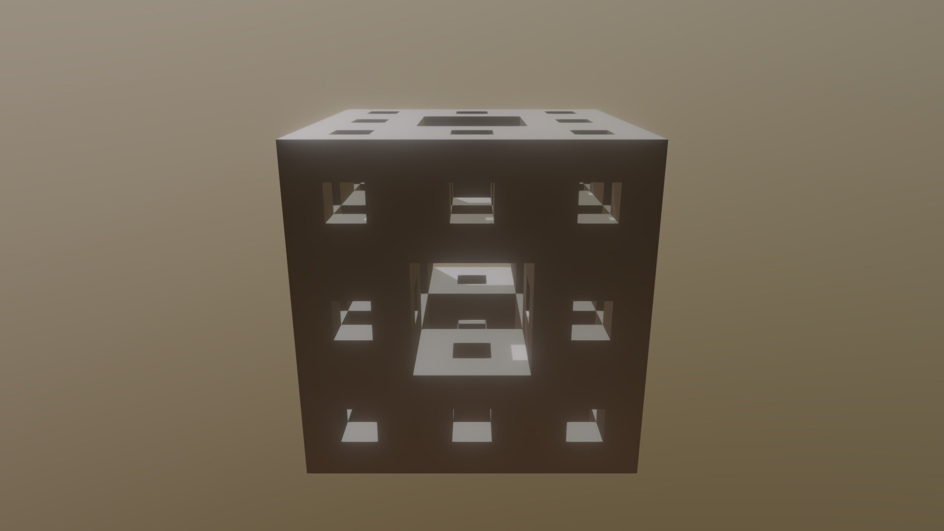 Steel-fractal-cube