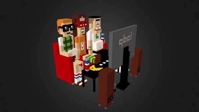 Nerds 3D Model