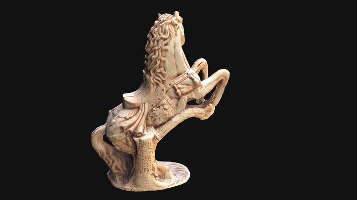 Horse Statue 3D Model