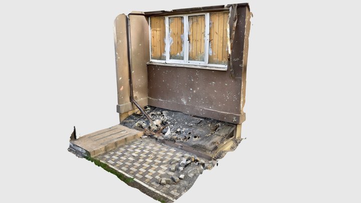 Shelled wall 03 – Gratis 3D-model STL