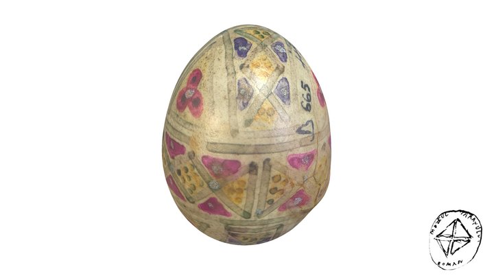 Decorated Egg - D665