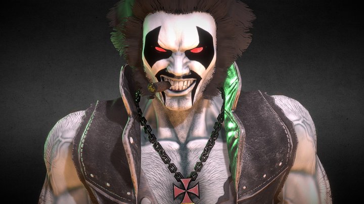 The Main-Man (Lobo) - CrusaderVerse 3D Model