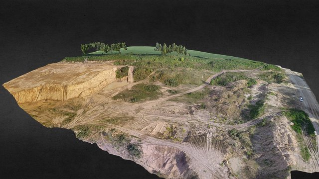 Песчаный карьер с.Власиха г.Барнаула 3D Model