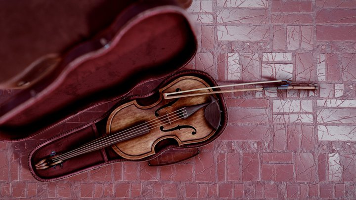 a set of violins