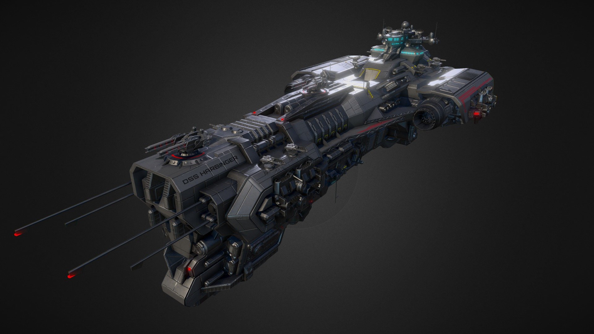 DSS Harbinger - 3D model by FORGE3D (@Forge_3D) [0e68913] - Sketchfab