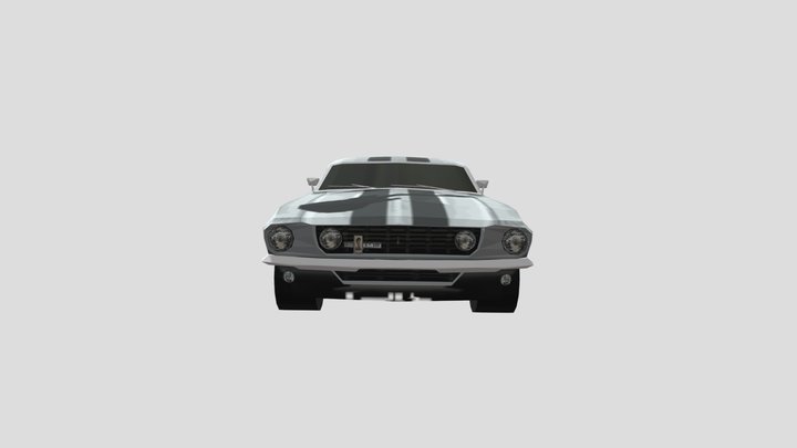 1967 Shelby GT500 – Modello 3D gratuito STL