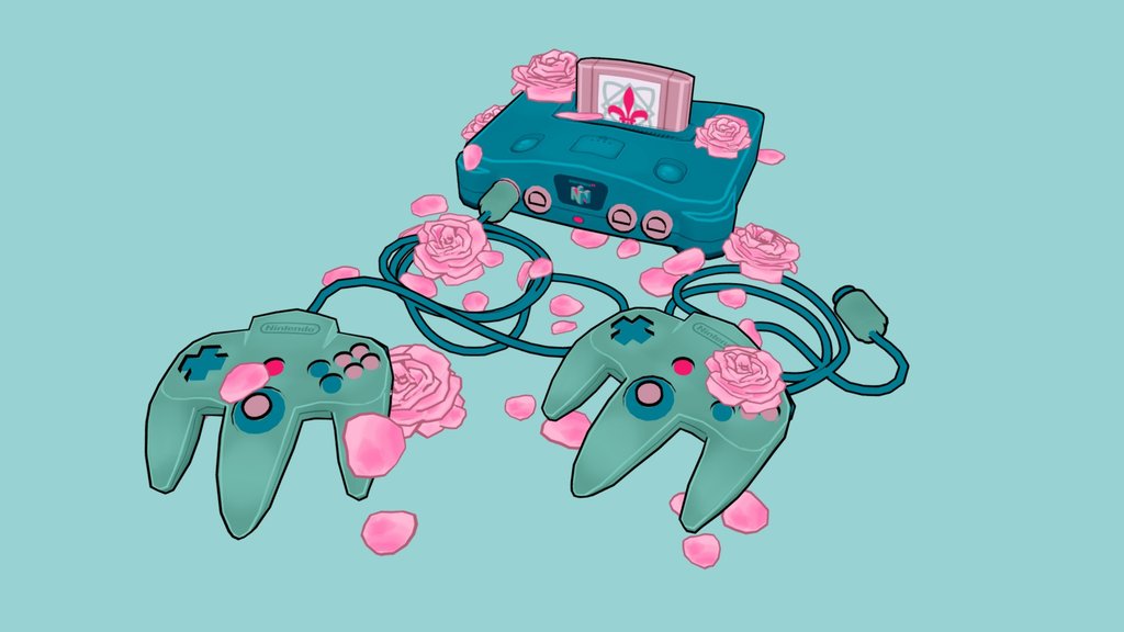 Day 9 - Nintendo 64 - 3D Inktober 2019