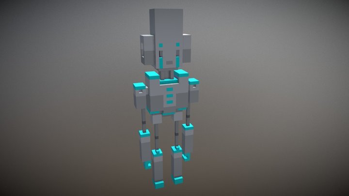 Skinner Robot 3D Model