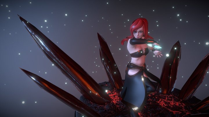 Dark Princess Mira 3D Model