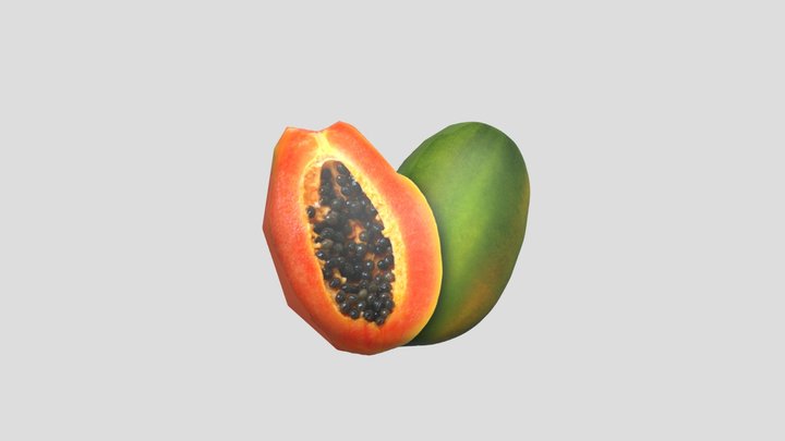 Pepaya 3d 3D Model