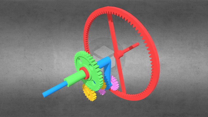 Levai's Epicyclic Planetaries "J" Type – Modello 3D gratuito STL