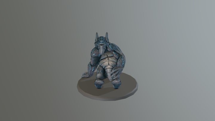 Monster relaxed 3D Model