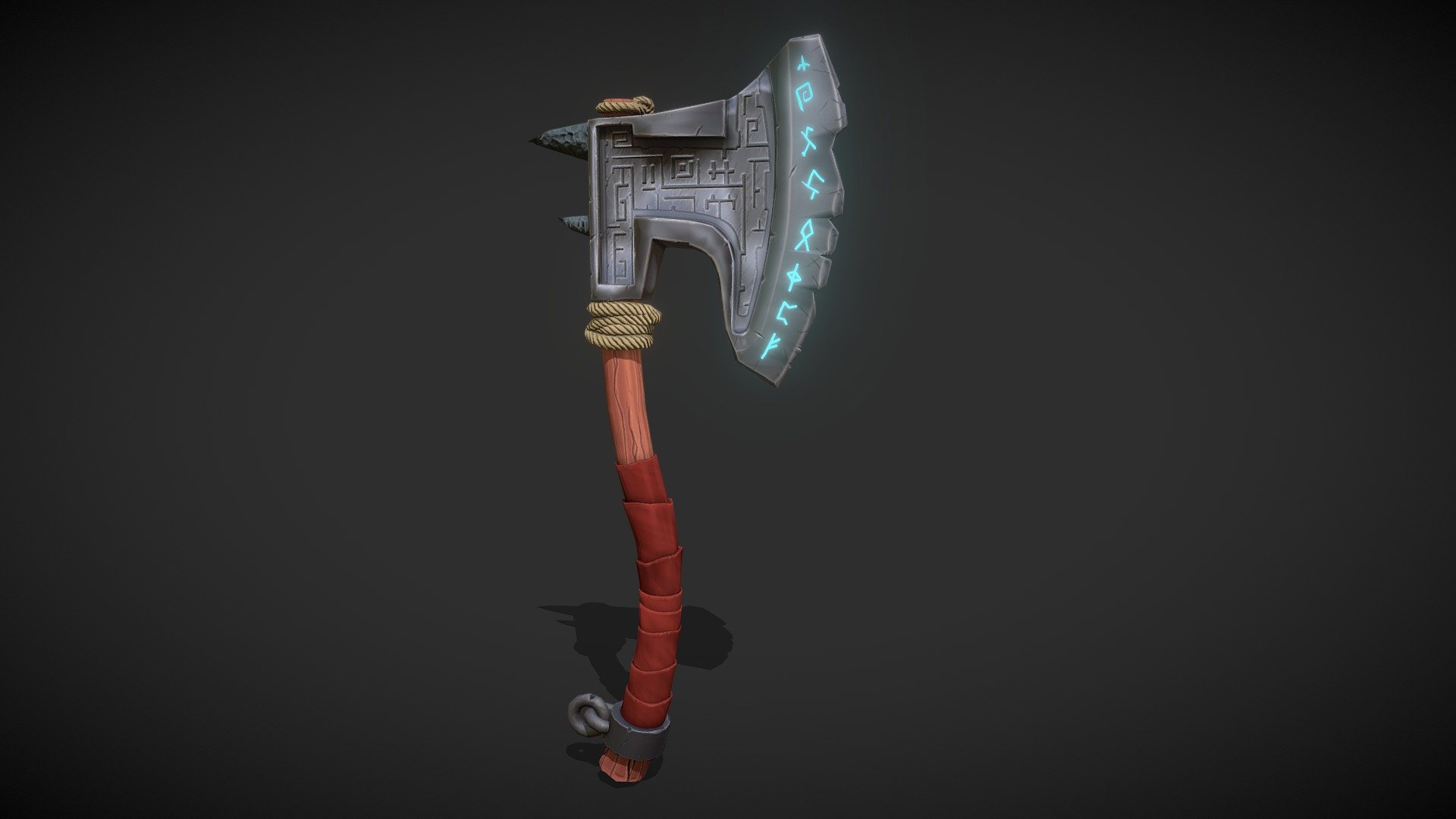 Nordic axe - 3D model by thilun [0e6b51c] - Sketchfab