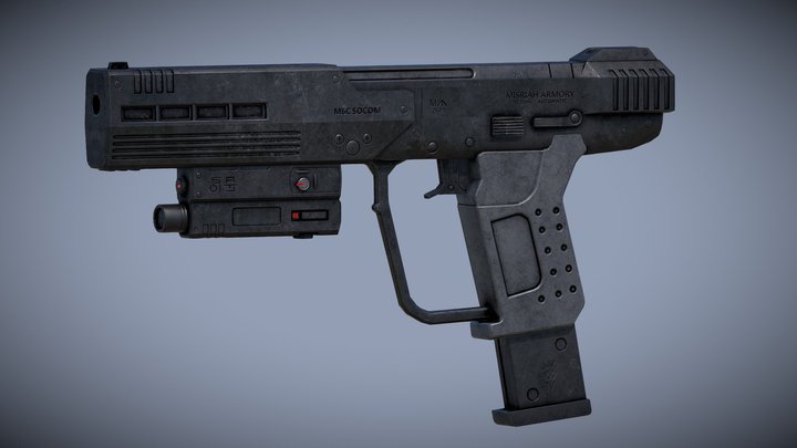 M6C SOCOM 3D Model
