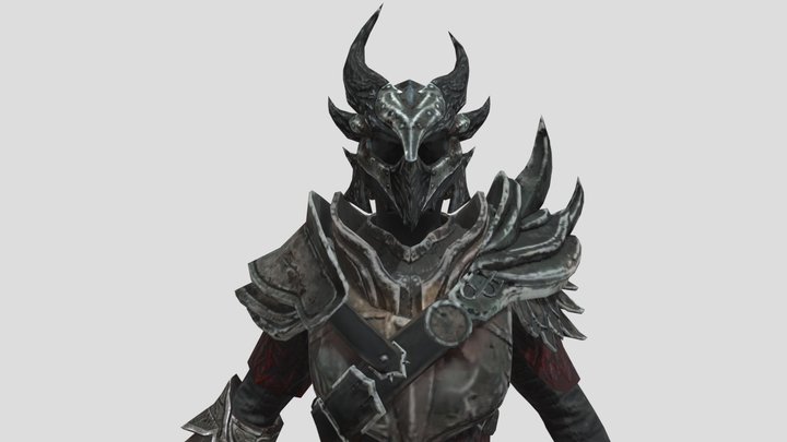 TESB Daedric Mail Armor (Female) – Free 3D Model STL
