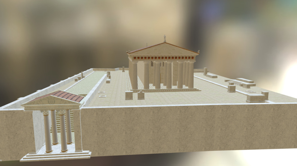 Temple of Apollo - Ancient Corinth - 3D model by geometria_3D [0e6d425 ...