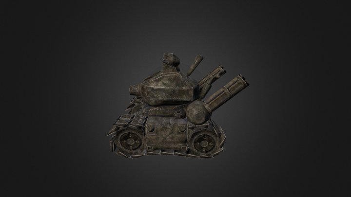 Metal Slug Tank  3D Model