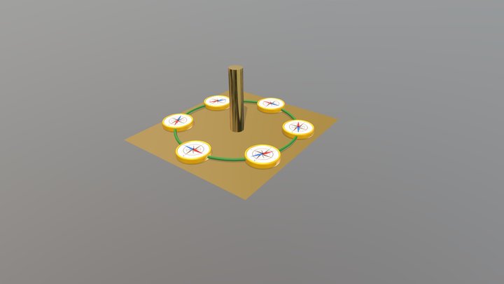 AP Magnetism C E&M 3D Model