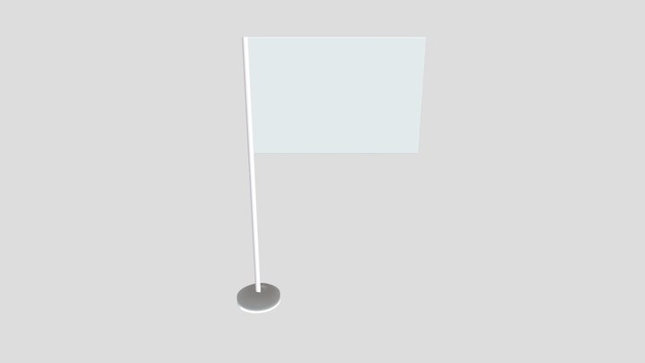 654230018_ Cloth_ Sim_ Flag_ Yuri 3D Model