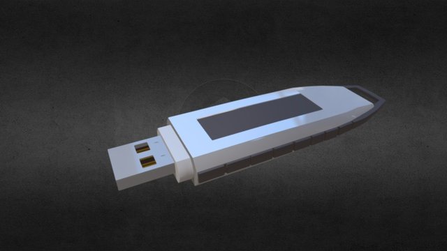 USB FlashDrive 3D Model