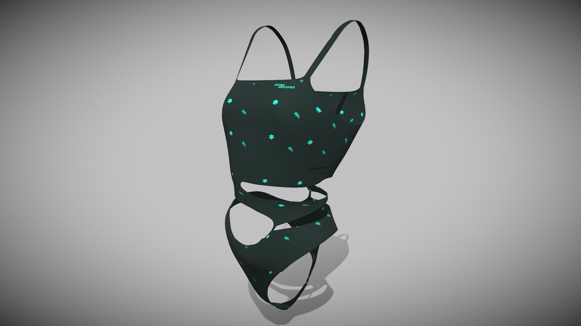 Woman Swimsuit — Sketchfab embed 3D viewer