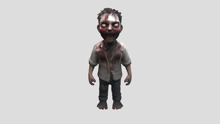 Horror game character 3D Model