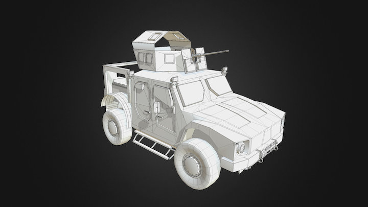 Oshkosh Atv 3D Model