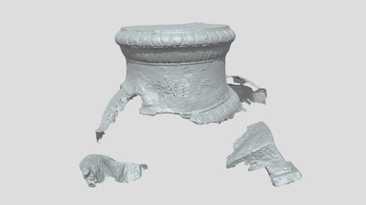 Base of Statuette (inv. 188) 3D Model