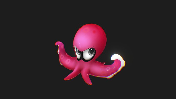 Octopus Game Character 3D Model