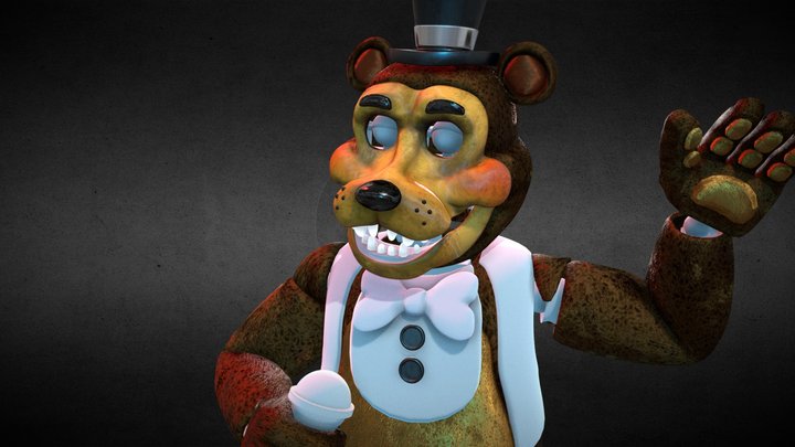 Vintage Freddy (Actuall Textures) 3D Model