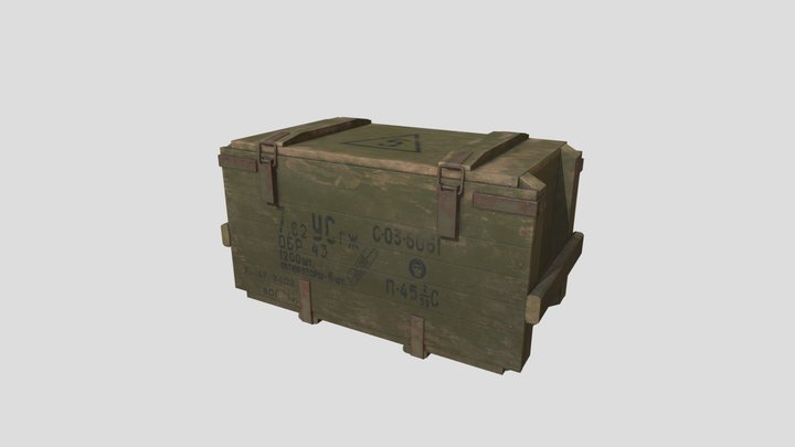 Military Crates 3D Model