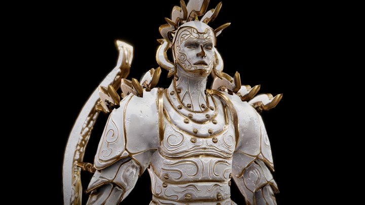 Free Game Character - Ancient Titan Vol2 3D Model