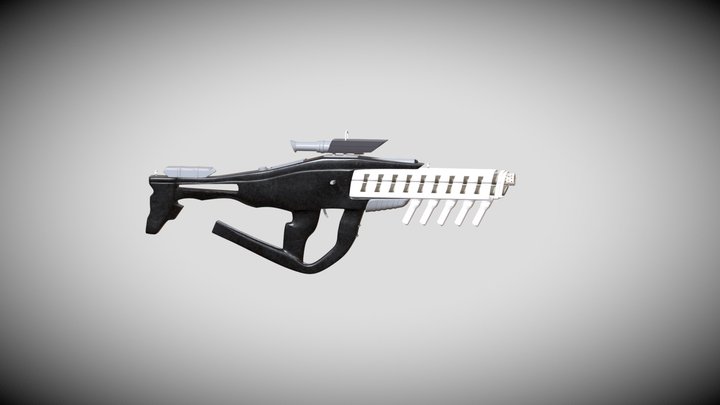 Alien Rifle 3D Model