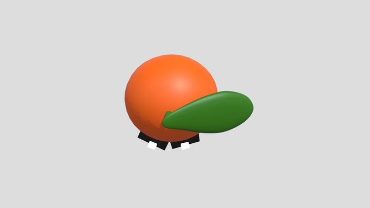 Orange Sport 3D Model