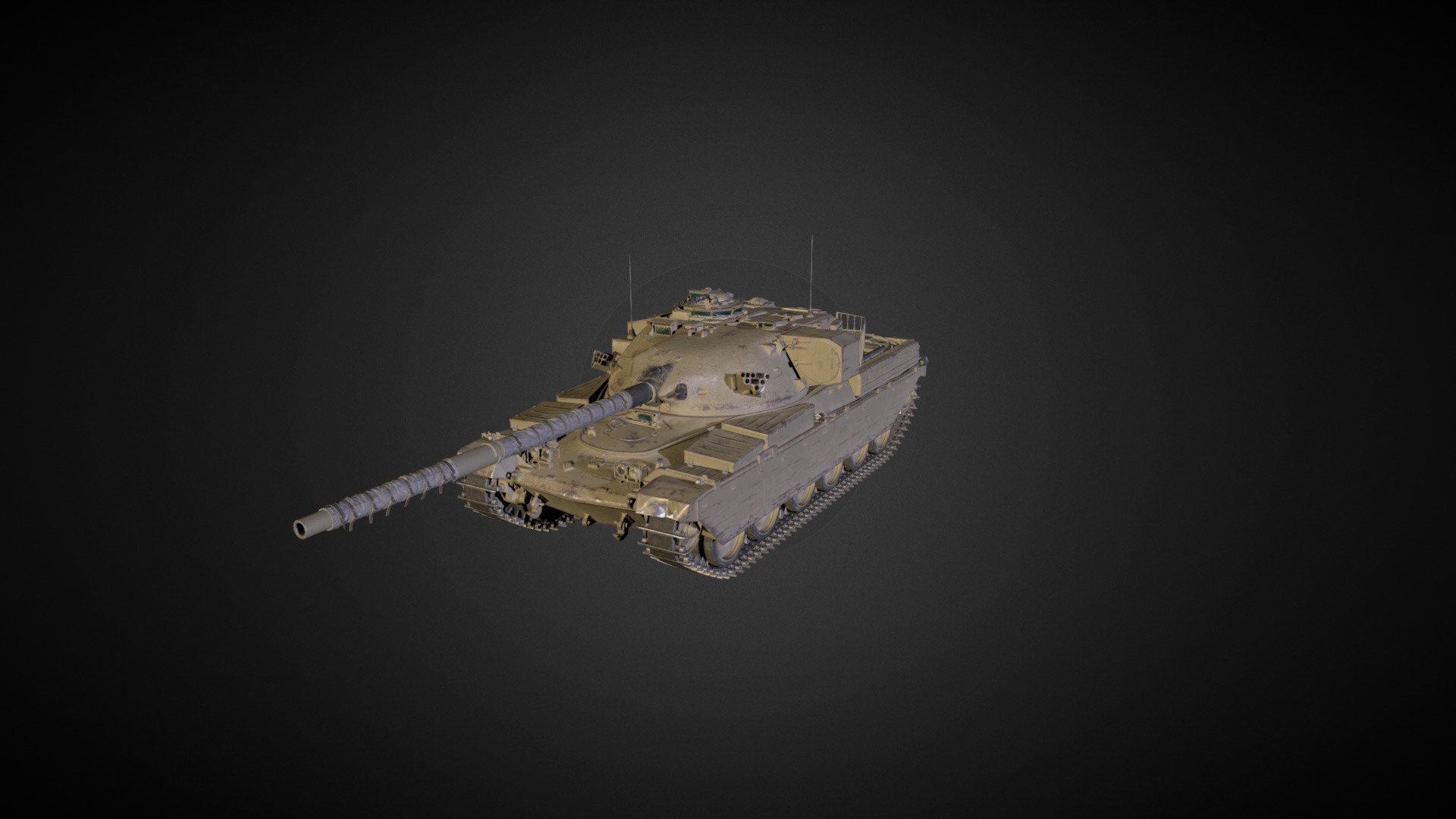 Chieftain Mk. 6 - 3D model by Degit22 [0e735a7] - Sketchfab