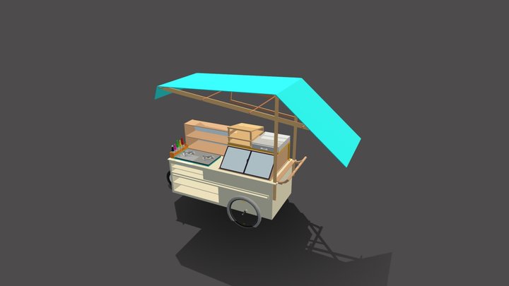 Shop Cart 3D Model