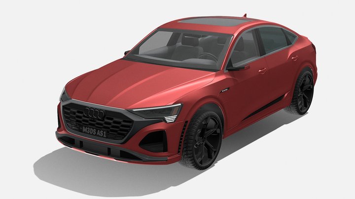 Audi SQ8 E-tron Sportback 2024 3D Model